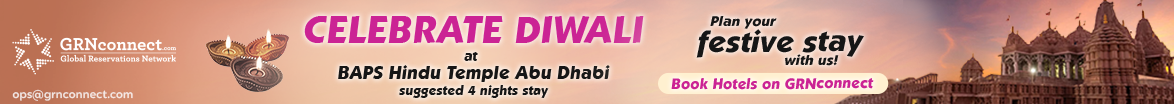 Celebrate Diwali at BAPS hindu temple abu dhabi.